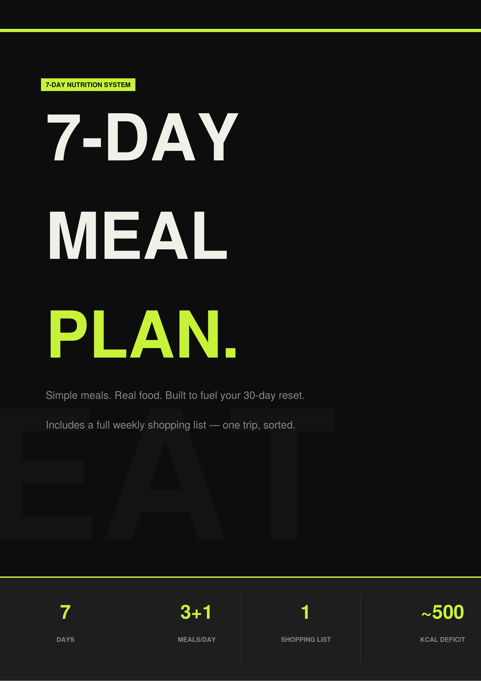 Meal Plan cover