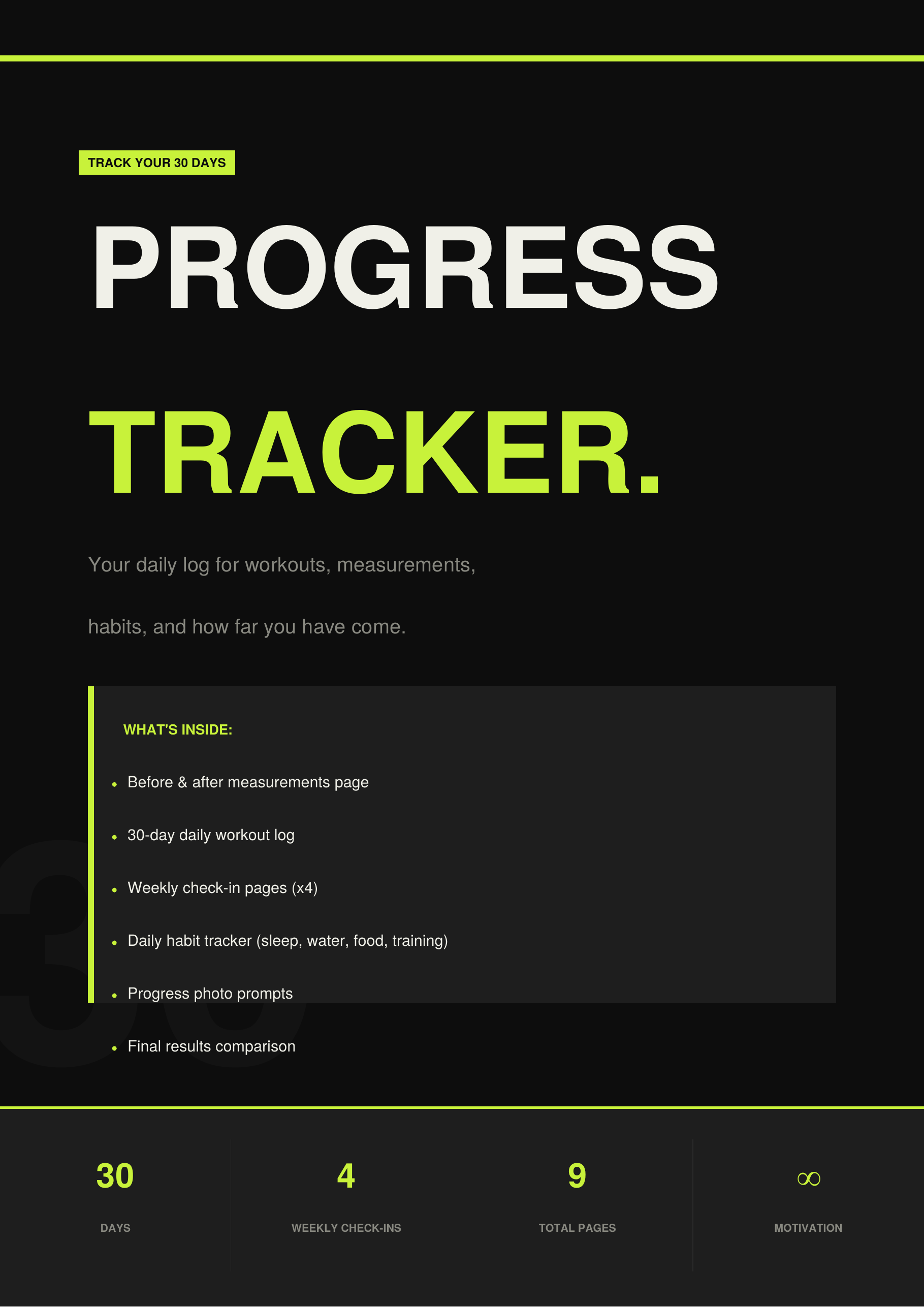 Progress Tracker cover